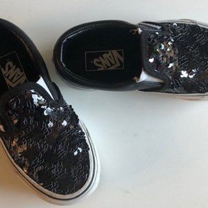 Girls Flippy Sequin Vans
